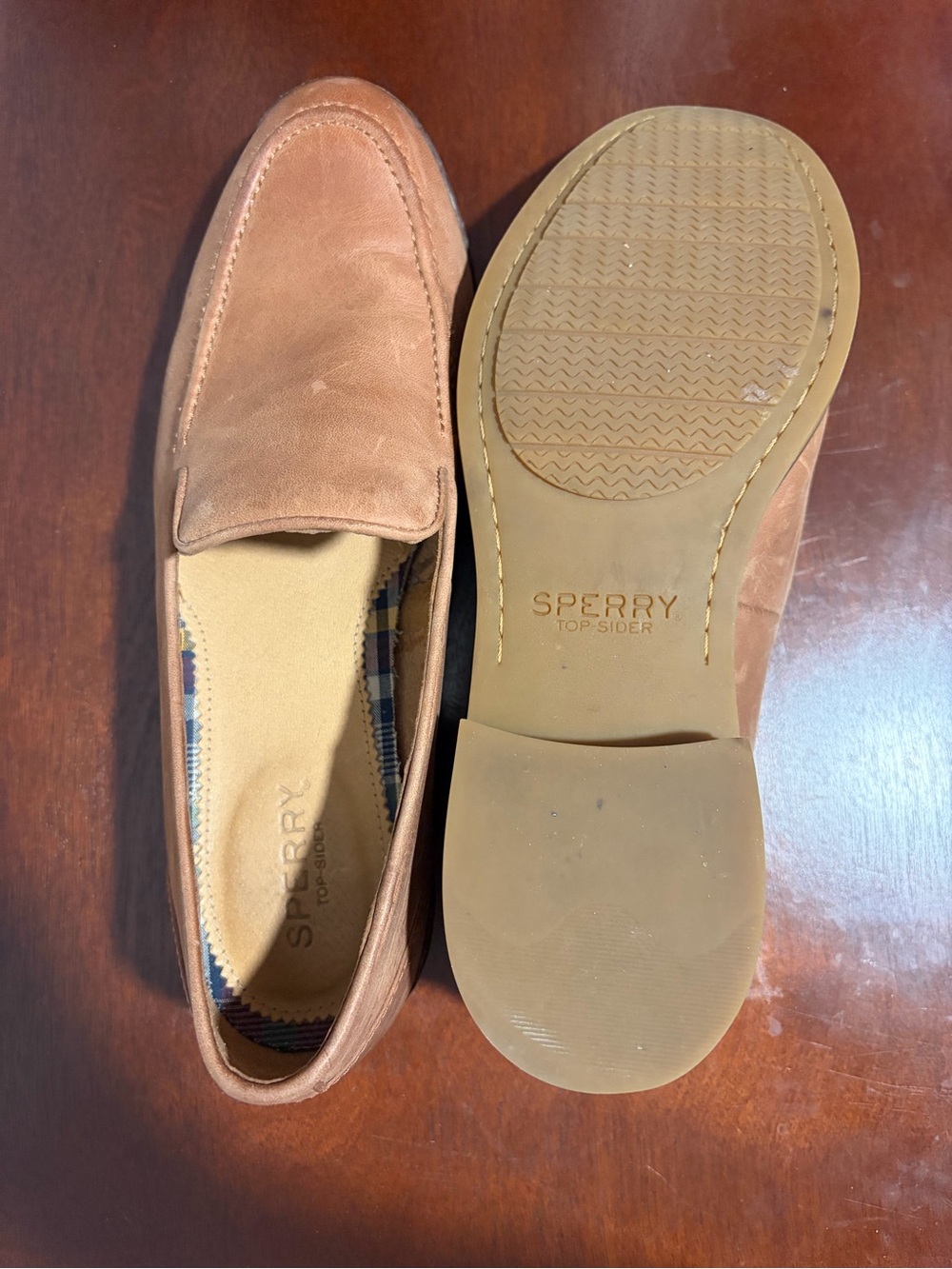 Sperry Woman’s Brown Leather Slip-On Loafers - Picture 3 of 7